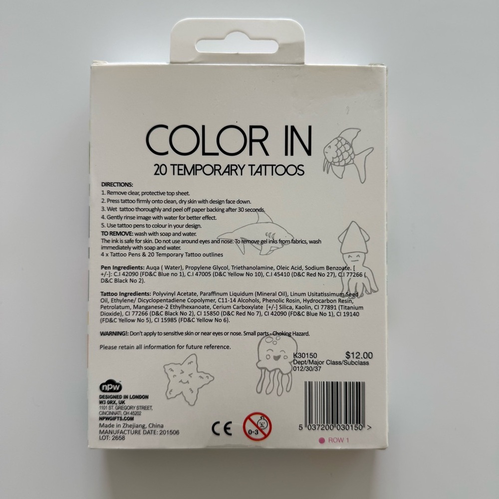 Color In Temporary Tattoos - Picture 2 of 5